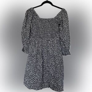 Madewell floral smocked mini sundress